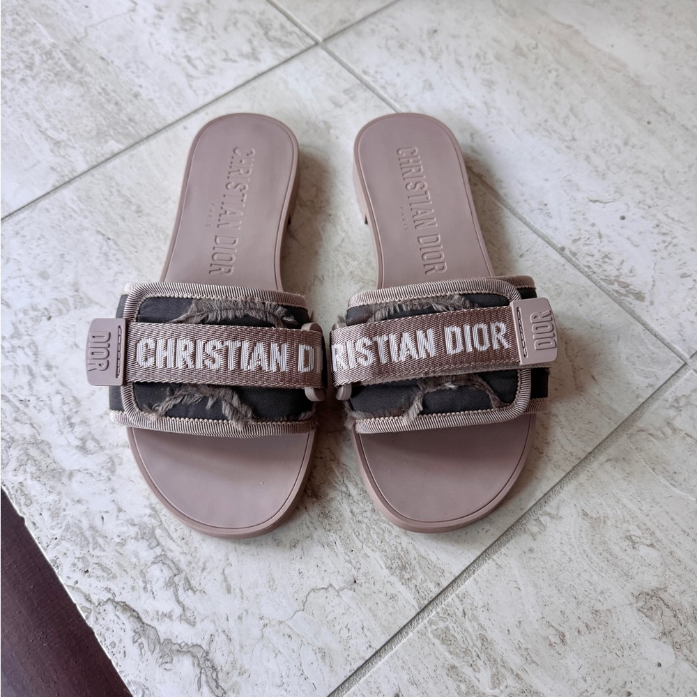 Dior Beige and Brown Sandals
